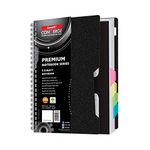 Luxor 5 Subject Single Ruled Notebook - B5, 70 GSM, 300 pages