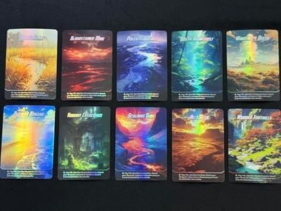 Proxy Cards for Magic the Gathering, Alternative Custom Art DIY Cards, Fetch Lands, Foil