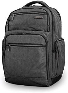 Samsonite Unisex-Adult Modern Utility Double Shot Laptop Backpack, Charcoal Heather, One Size, Modern Utility Double Shot Laptop Backpack