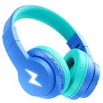 seenda Kids Headphones Wireless, Bluetooth Headphones for Kid with 85/94dB Volume Limit, 45H Play Time, 3 Light Modes, Built-in Mic Headset for Toddler Boy Girl Travel School iPhone iPad Tablet