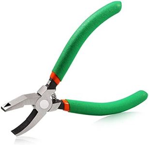 SPEEDWOX 6 Inch Professional Breaker Grozer Pliers Glass Grozing Pliers Mosaics Breaking Tool for accurate glass nibbling Stained Glass Work Key Fob Hardware Install