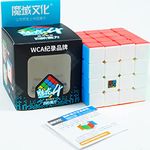 Bokefenuo Moyu Meilong Speed Cube 4x4 Stickerless Meilong Puzzle 4x4x4 Cube Education Toys Magic Cube