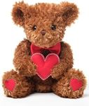 Bearington I Love You More Valentines Teddy Bear, 6 Inch Valentines Day Teddy Bear, Valentines Day Bears