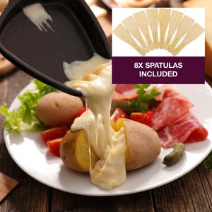 Andrew James Raclette Grill – 8-Pan Tabletop Party Grill