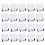 NEXT GEEK Wardrobe switch Cabinet Lamp Switch Automatic Door Switch Push to off White - Pack of 20