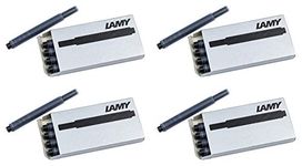 Lamy Black T10 Fountain Pen Ink Cartridges 4 Packs (LAM-T10-BLK4PAC)