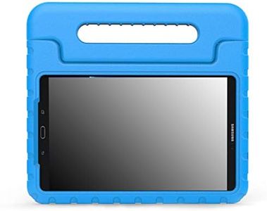 MoKo Funda Compatible con Galaxy Tab A 10.1, Carcasa Protectora para Niños Infantil Antigolpes con Mango Convertible para Samsung Galaxy Tab A 10.1" 2016 (SM-T580/T585), Azul