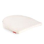 Luvlap Memory Foam Baby Head Shaping Pillow, Baby Pillow That Prevents Flat Head Syndrome, Congestion & Acid Reflux, Half Wedged Inclined Design, 37.5 cm X 33 cm X 7.5 cm, 0m+, D Shape (White)