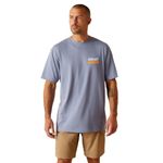 ARIAT Men's Rebar Cotton Strong Roughneck Graphic T-Shirt, Infinity Heather, Large Tall