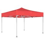 3X3 M Heavy Duty Outdoor/Advertising Gazebo Canopy Tent Enjoy The Outdoors with Our Spacious and Durable Gazebo Tent - Perfect for Parties, Camping, and More! (Red)