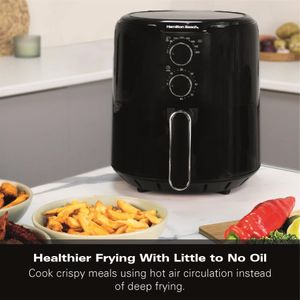 Hamilton Beach SimpliFry Air Fryer 4.2L – Black