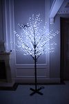 2.5m 720L Steady Burning Cold White LED Tree Light with Plum Blossoms Leaves for Both Indoor and Outdoor Usage