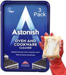 Astonish Oven & Cookware Cleaning Paste For Glass, Appliances, Ceramics, Stovetop & Pyrex - All Purpose Kitchen Cleaner - Stainless Steel Degreaser Removes Baked On Grease & Grime, 150g Tub (3 Pack)