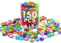 1 LB Mix Color Glass Beads, Mini Fl