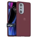 Motorola Moto Edge+ (2022) / Edge Plus 5G UW 2022 Protective Case- Marsala/Wine Red Precision fit, Stylish Shock Absorbing Phone Cases [NOT for Edge/Edge+ 2020 / Edge 5G UW 2021]