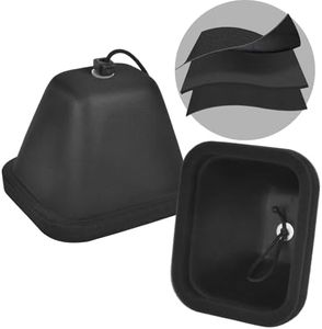 Outdoor Faucet Covers for Winter, Hard Spigot Cover Insulated for Freeze Protection Outside Water Protector Hose Bib Closure Reusable- Black(1Pack)