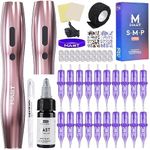 Mast Tattoo Kit Cordless Rotary Tattoo Machine gun Kit complete for beginners 2Pcs Changeable Battery Power Supply 20Pcs Tattoo Cartridge Needles