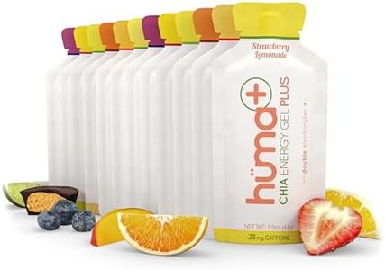 Huma Plus - Chia Energy Gel, Variety, 24 Gels - Natural Electrolyte Enhanced Energy Gel