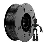 Voxelab ABS Filament 1.75mm, 3D Printer Filament ABS Heat Resistant, 3D Printing Filament Strong & Durable, Dimensional Accuracy +/- 0.02mm, 1kg Spool(2.2lbs), Black