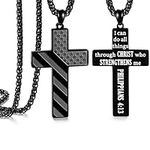 Cross Necklace for Men Gifts Teen T