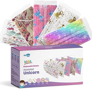 WECARE 50 Box, Individually-Wrapped Masks - Assorted Unicorn - KIDS
