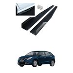 PRIKNIK Side Skirts, Car Body Styling Side Skirt, Left/Right Rocker Splitters Diffuser Winglet Wings Bumper Kit, 2PCs Black Compatible with B-aleno