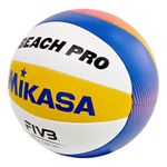 MIKASA FIVB Official Beach Volleyball, 8.5 Inch, 1 Set, 1 Ball