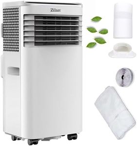 Mobile Klimaanlage 9.000 BTU mit Abluftschlauch & Fensterabdichtung Klimaanlage Mobil 24H Timer - Kühlen Ventilator 300 m³/h Luftentfeuchter 1.2 l/h Mobiles Klimagerät leise mit Fernbedienung