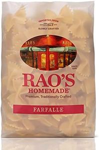 Rao's Homemade Farfalle Pasta, 16oz, Traditionally Crafted, Premium Quality, From Durum Semolina Flour, Imported from Italy, 1 Pound (Pack of 1)