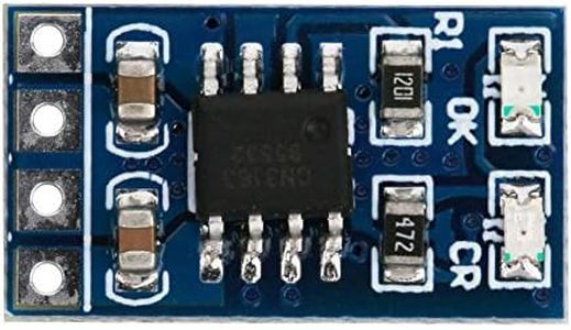 Fafeicy Módulo de carga solar, 1A Entrada de 4.4-6.5V Salida de 4.2V 18650 LiPo Li-ion Cargador de batería de litio Módulo de controlador de carga solar MPPT (without Pin)