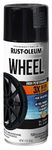 Rust-Oleum 368076 Automotive High Performance Wheel 3X Spray Paint, Gloss Black, (312 grams/Can)