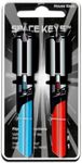 Pair of Red and Light Blue Saber Sh