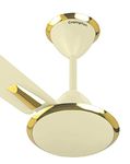 Crompton Aura 900 mm (36 inch) High Speed Decorative Ceiling Fan (Ivory)