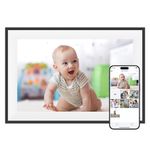 Dragon Touch 10.1 Inch WiFi Digital Photo Frame, 1280x800 HD IPS Touch Screen Photo Frame Display, 16GB Memory, Auto-Rotate, Share Photos/Videos Instantly via Free App Best Gifts for Birthday, Wedding