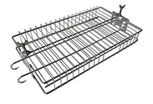 SunshineBBQs BBQ Rotisserie Basket Cage in Stainless Steel