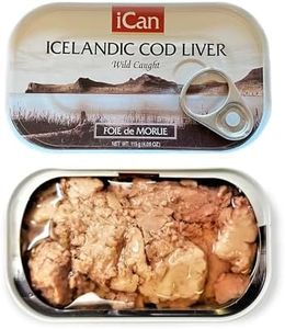 Ican Icelandic Wild Cod Liver Product of Iceland 4.06oz