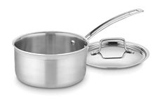 CUISINART MCP19-18N MultiClad Pro Stainless Steel 2-Quart Saucepan with Cover