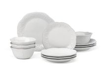 Lenox 868103 French Perle White 12-Piece Dinnerware Set