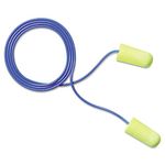 Aearo EAR Earsoft Yellow Neons Soft Foam Ear Plugs Corded Regular Size
