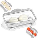Egg Slicer for Hard Boiled Eggs Banana Slicer, Aluminium & Stainless Steel Wires Strawberry slicer Multipurpose Heavy Duty Dishwasher Safe Banana Cutter slicer