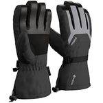 Gordini Men's Gore-Tex Gloves for Cold Weather & Wind Snowboard & Skiing Adjustable Straps Keeping Waterproof Insulated Warm for Winter