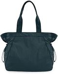 ODODOS 18L Side-Cinch Shopper Bags Lightweight Shoulder Bag Tote Handbag for Shopping Workout Beach Travel, Deep Navy