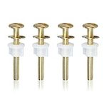 Toilet Seat Screws, 4 Pack Steel Toilet Seat Hinge Bolts and Nuts for Home, Office, Shop