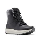 Columbia Women's Moritza Boot Snow, 2024 Black/Graphite, 10 Wide