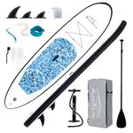 FEATH-R-LITE Inflatable Stand Up Paddle Boards Ultra-Light Paddleboard with SUP Accessories for Adults & Youth of All Skill Levels