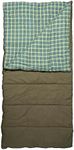 TETON Sports Evergreen Sleeping Bag - Large Cold-Weather Sleeping Bags with -10˚F, 0˚F, 20˚F, 35˚ Fahrenheit options with an L-Zipper - Camping Gear Accessory for Car & Tent Campers, Olive/Stone, 10F