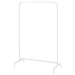 Ikea MULIG Clothes Rack (White, 99x46 cm, Plastic)