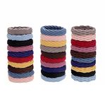 Elina Fancy Multi Color Elastic Hair Ponytail Holder Soft Non Slip Tight Stretchable Rubber Bands for School Girls/Women, Hair tie (Pack of 30)(Multicolor)