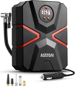 AstroAI 12V Digital Tyre Inflator – Portable Air Compressor Pump