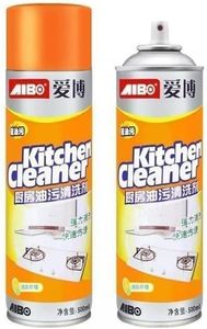 Veloxi Kitchen Cleaner Foam Spray | Grease Remover for Stove,Cabinets & Appliances,Chimney, Microwave Ovens, Grills, Gas Stoves | Multi-Surface Degreaser Spray for a Sparkling Clean Kitchen